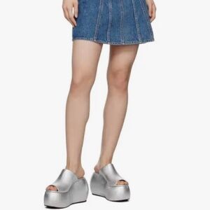 Simon Miller bubble faux leather platforms. NWOT